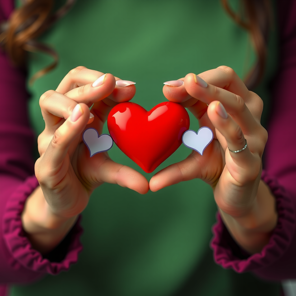 Hands holding a heart symbol with recurring donation icons, representing monthly sustaining donors supporting long-term community initiatives and creating lasting impact through consistent charitable contributions